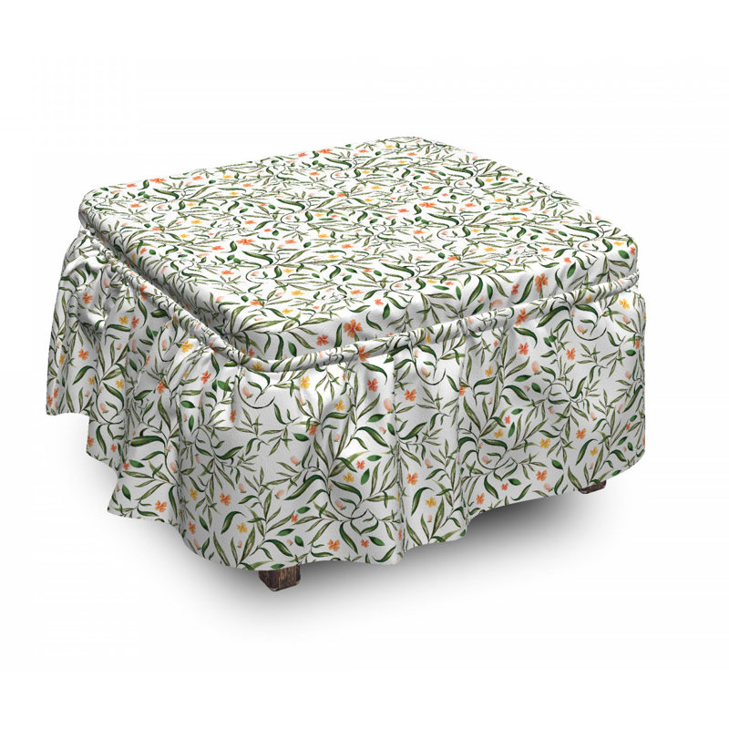 Housse pour repose-pieds jardin spring