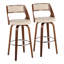 Cecina Mid-Century Modern Barstool with Swivel-271145763
