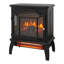 Foyer électrique 18 "avec quartz infrarouge - flamme 3D, 1500 W, 5000 / h, portable, sécuritaire, facile à assembler avec chaleur 1500 W, température réglable, télécommande, protégé, longue durée de vie