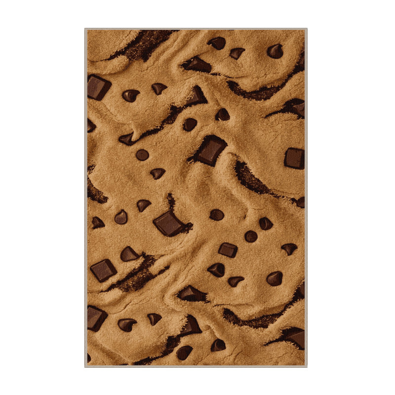 Washable Edible cookie dough Desserts Area Rug, Runner 2' x 5'