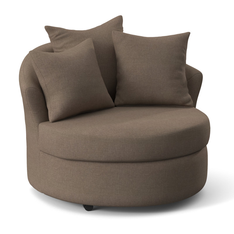 Fauteuil demi-tonneau Alsup, Taupe Jitterbug