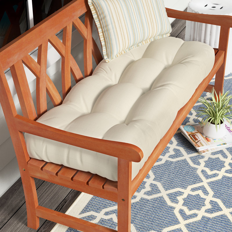 Outdoor 5'' Seat Cushion, Cream