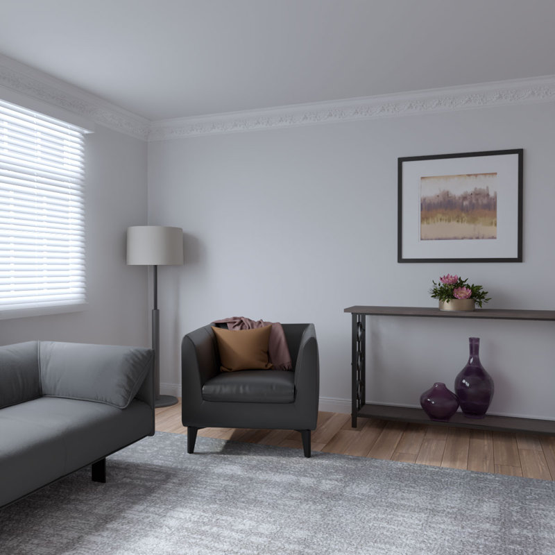 Hampton 94.5" White Polyurethane Crown Moulding
