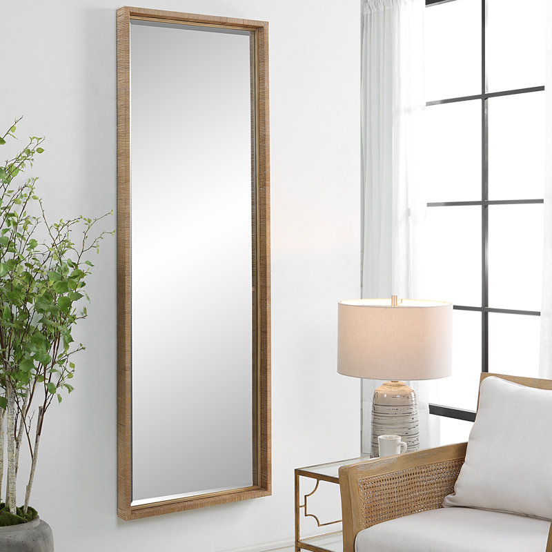 Adrianne Rattan/Iron Rectangle Wall Mirror