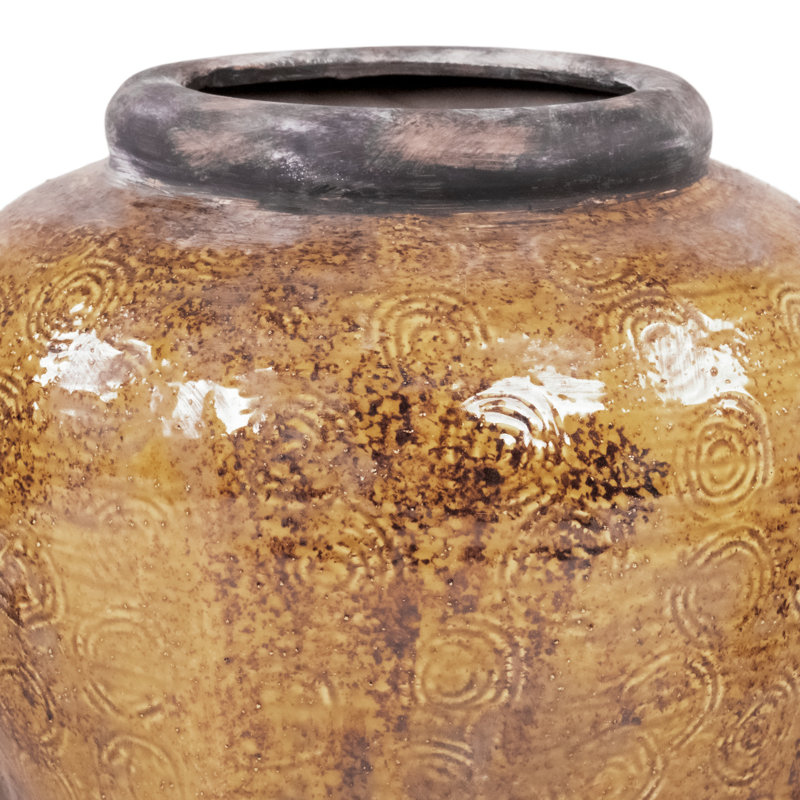 Vase de table en céramique Korilyn, H 10 po x l 11 po x P 11 po