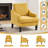 Mordern And Chic Design Chenille Upholstered Accent Side Armchair-1608268784
