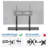 Mount-It Black Tilt Wall Mount Holds up to 33lbs