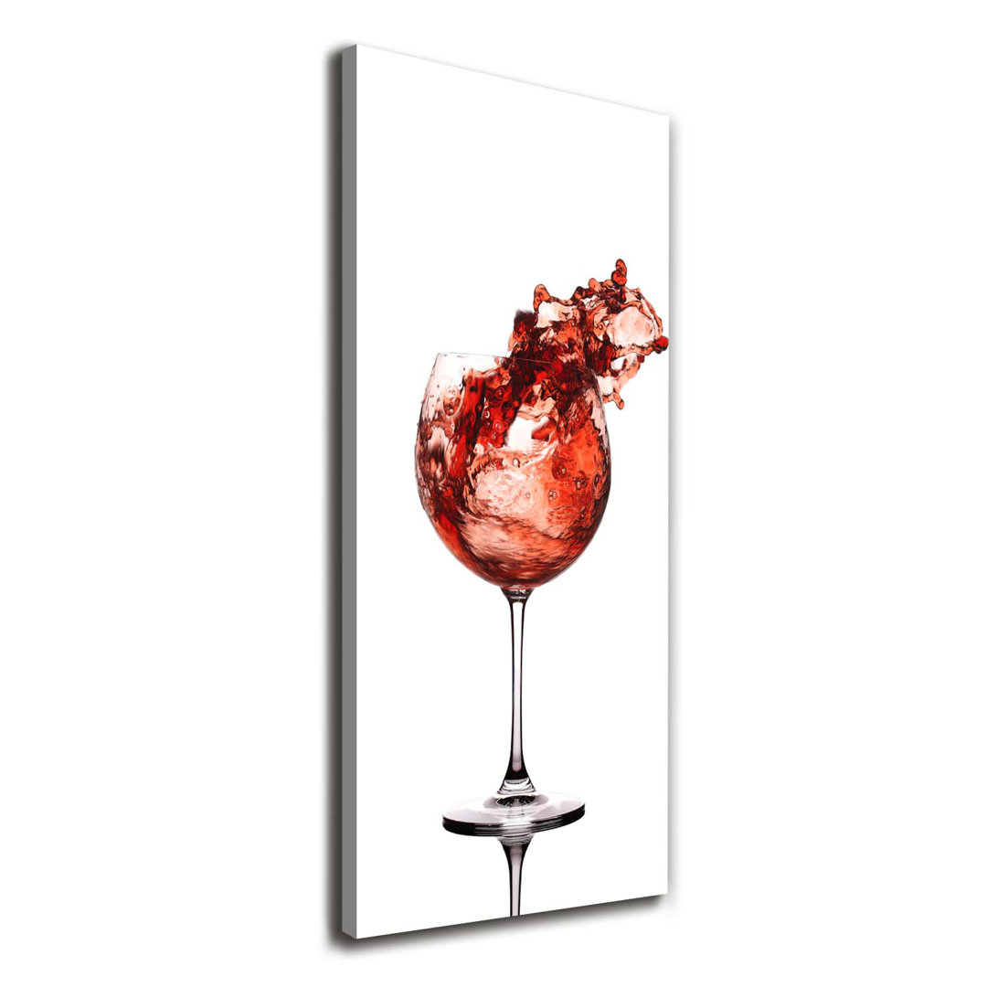 Ein Glas Wein - Kunstdrucke auf Leinwand