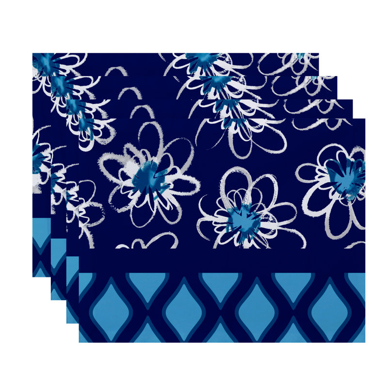 Napperon Trellis, Bleu pâle