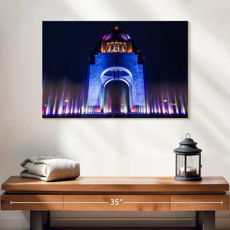 Lilie Monument To The Revolution, 32" H x 48" W