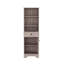 Armoire à linge brûlé, plusieurs tablettes-1791565463