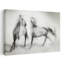 Chevaux sauvages en mouvement, art énergétique abstrait-445059014