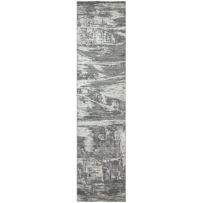 Kaiser Gray Hand-Loomed Modern Area Rug