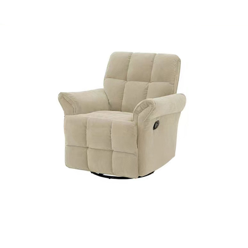 Fauteuil inclinable Monya, Mélange de polyester beige
