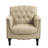 Enoks Tufted Leather Armchair-1439899133