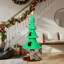 Grande tour d'arbre à chat de 60 pouces avec condos, perchoirs et poteaux à griffer - conception d'arbre de Noël, molleton moelleux, base stable pour chats d'intérieur