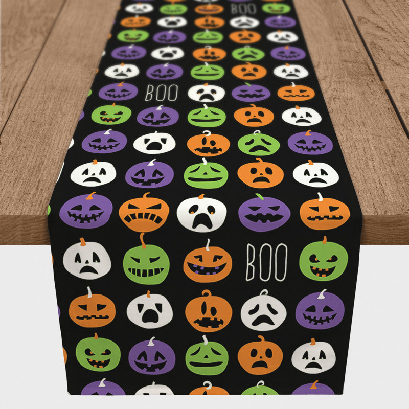 Chemin de table géométrique d’Halloween foxfields