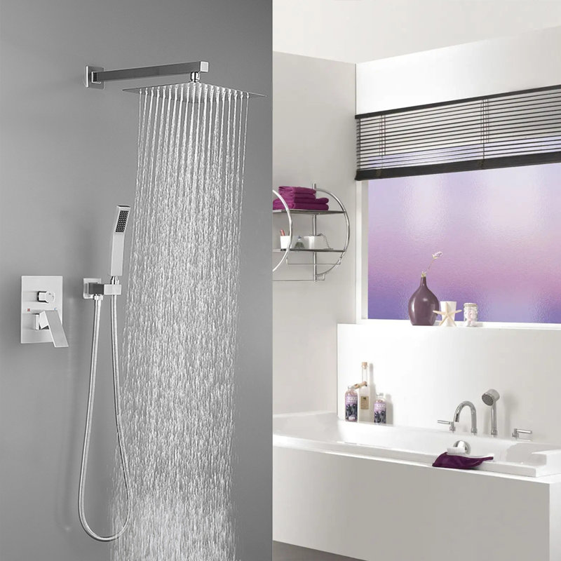 All-In-One Kit with Rough in-Valve, Brushed Nickel