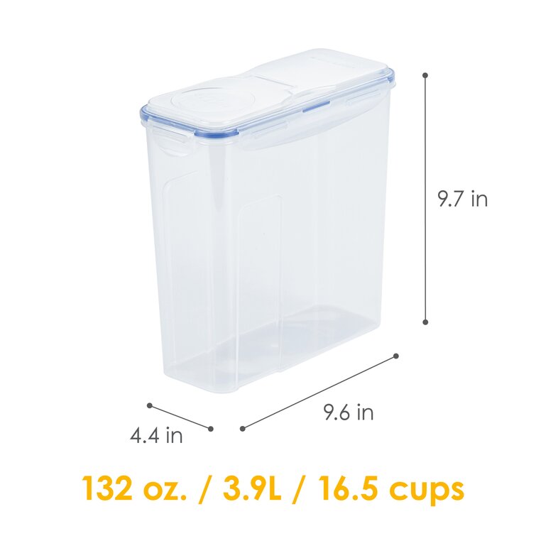 Lock & Lock Easy Essentials Pantry 16.5-Cup Rectangular Food Storage Container