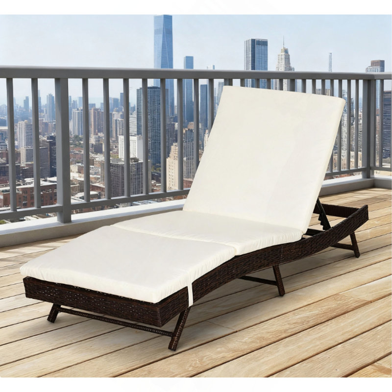 Chaise longue de patio, chaise de piscine