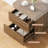 3 Drawers Nightstand With Hidden Storage, Farmhouse End Table-354699474