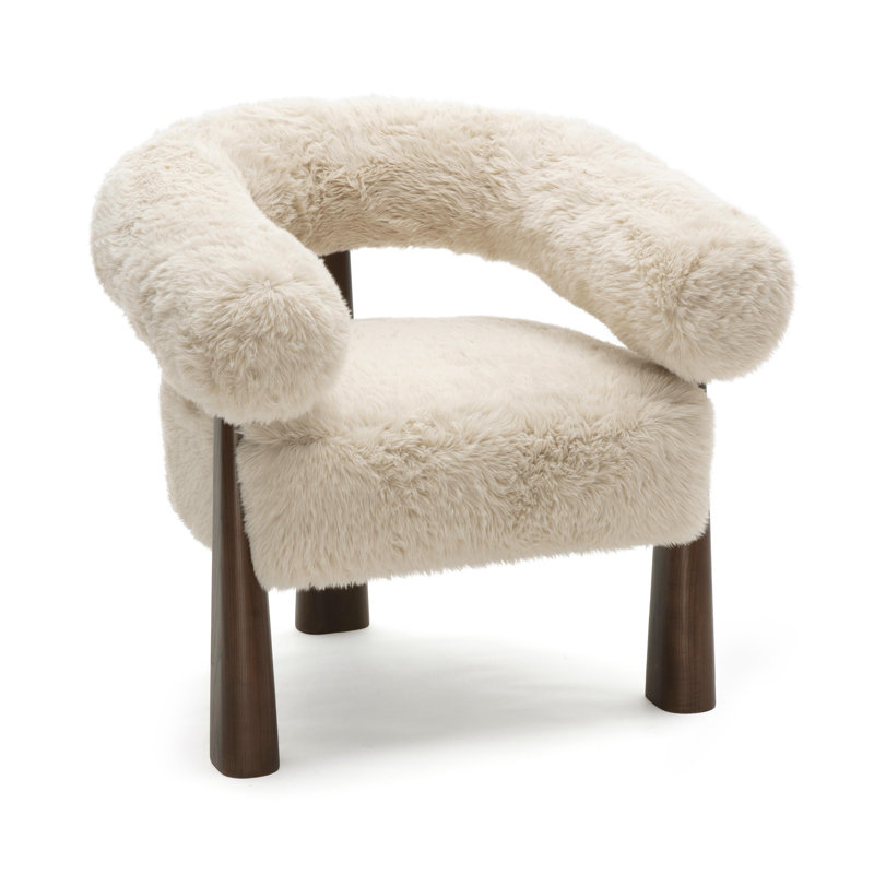 Fauteuil d'appoint Spara, Naturel