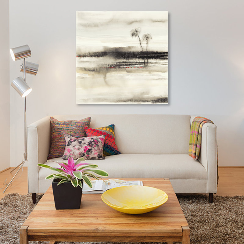 «Solstice III», reproduction sur toile, H 12 po x l 12 po x P 1,5 po, Pas de tapis, Toile tendue