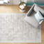 Tapis sauge clair tissé à la main Mckinley-456462776