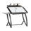 Courson 50 x 24 Glass Split Top Table with