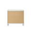 2-Drawer Nightstand With Acrylic Crystal Legs