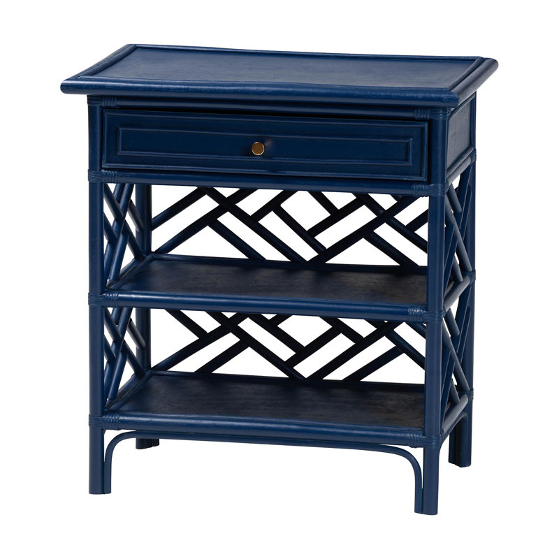 Table de chevet, Bleu