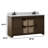 Braylen 60 " W Freestanding Standard 2 Double Vanity Bathroom Vanity With Vitreous China Top-1747801525