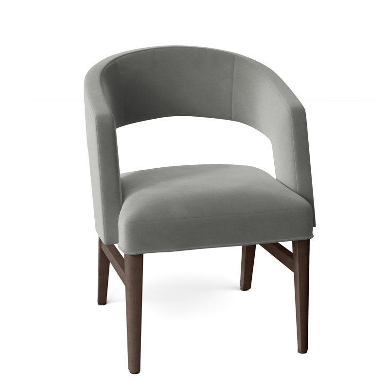 Chaise avec accoudoirs Bryant, Noisette, 9953 Étain