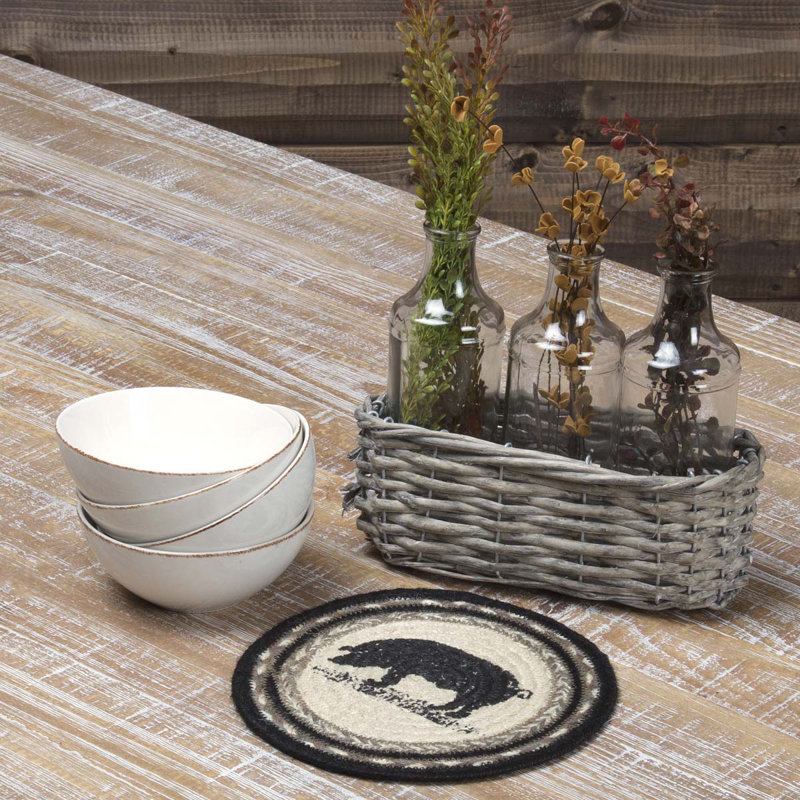 Sawyer Mill Jute Round 1 Piece Trivet