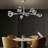 Markryan 9 - Light Crystal Dimmable LED Sputnik Modern Linear Chandelier