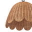 Luminaire suspendu en forme de dôme festonné 18 po 3 lumières Coastal Boho