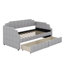 Lit de jour simple rembourré avec tiroirs-798486470