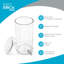 Distributeur de boissons 1,5 gallon en verre avec support, robinet en acier inoxydable et couvercle 