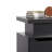 17.1''W 2-Drawer Nightstands with RGB LED Lights and Built-in Charging Station-261055457
