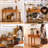 Modern Minimalist Cherry Wood Long Console Table
