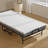 Twin Size Folding Bed with Mattress for Adults, Portable Foldable Bed with 5 Inch Memory Foam Mattress, Super Strong Frame, 75” x 38", Fold Up, Roll Away, Hideaway-1173514989