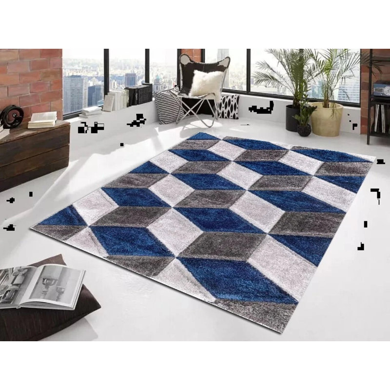 Shag Area Rug, Rectangle 160 x 230 cm