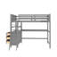 Lit mezzanine 3 tiroirs avec bureau intégré Flournory par Harriet Bee-1994342876