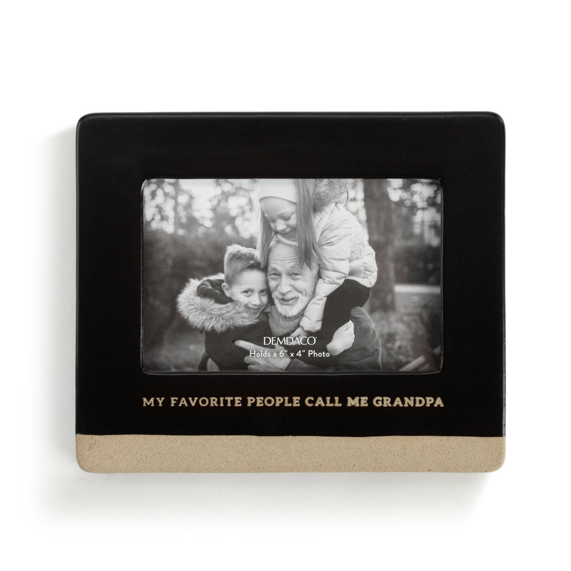 Black Ceramic Picture Frame