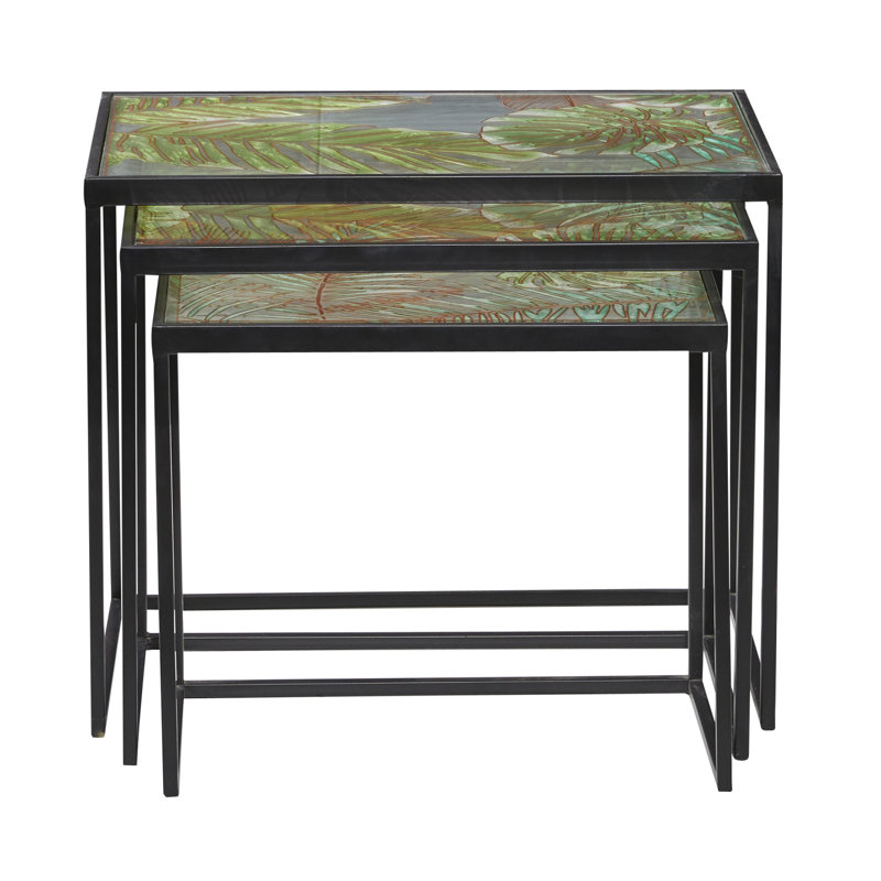 Bohl Glass Top Nesting Tables