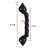 Wrought Iron Twisted Door Pull Plate