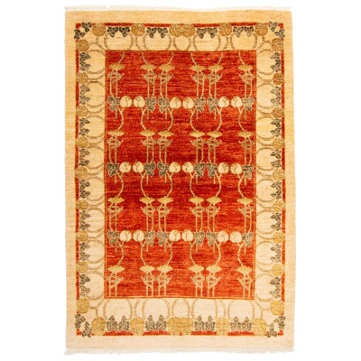 Klaz Red Rug 4'0" x 5'10"