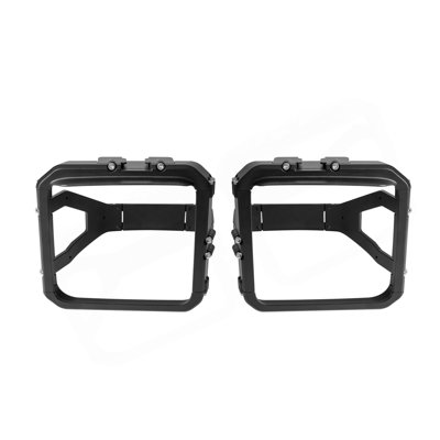 Aluminum Rearview Mirror Rain Shield Frame For 2007-2018 Jeep Wrangler JK With Action Camera Mounting
