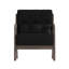 Fauteuil en velours / similicuir de 25,79 po de large Fareham-88507623