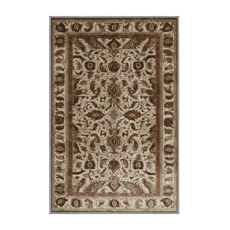 Tapis persan gris lavable à la machine, Tapis de couloir 2 pi x 4 pi
